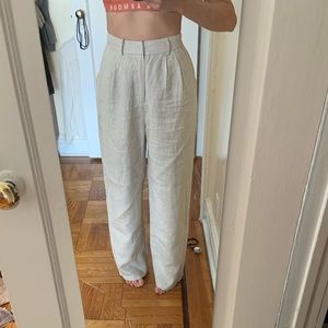 High Waisted DISSH Linen Trousers